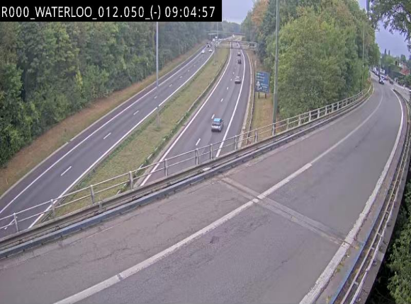 <h2>Webcam autoroute Belgique - Waterloo - R0 (ring de Bruxelles) - BK 12.3</h2>