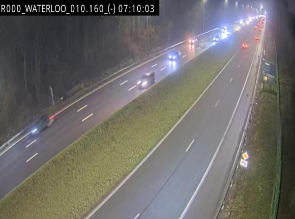 <h2>Webcam autoroute Belgique - Waterloo - R0 (ring de Bruxelles) - BK 12.3</h2>