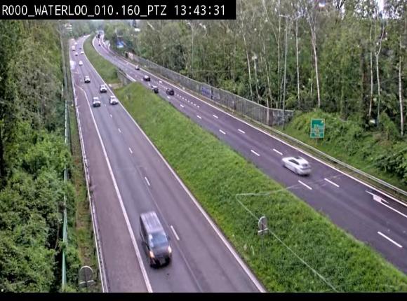 Webcam autoroute Belgique - Waterloo - R0 (ring de Bruxelles) - BK 12.3
