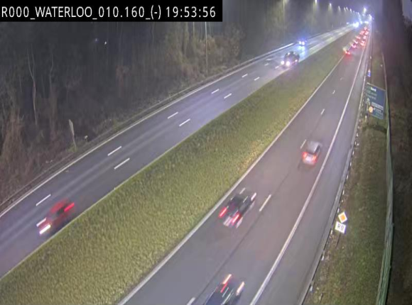 <h2>Webcam autoroute Belgique - Waterloo - R0 (ring de Bruxelles) - BK 12.3</h2>