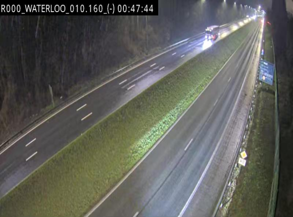 <h2>Webcam autoroute Belgique - Waterloo - R0 (ring de Bruxelles) - BK 12.3</h2>