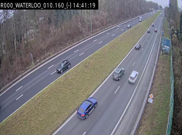 <h2>Webcam autoroute Belgique - Waterloo - R0 (ring de Bruxelles) - BK 12.3</h2>