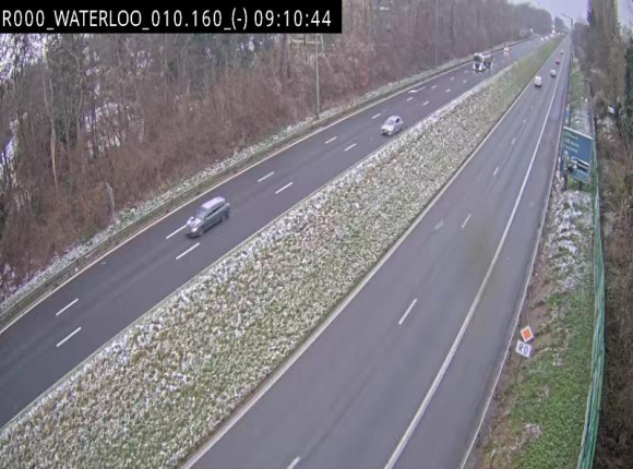 <h2>Webcam autoroute Belgique - Waterloo - R0 (ring de Bruxelles) - BK 12.3</h2>