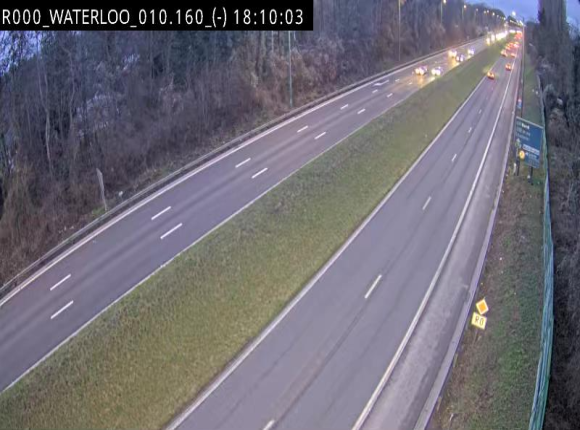 <h2>Webcam autoroute Belgique - Waterloo - R0 (ring de Bruxelles) - BK 12.3</h2>