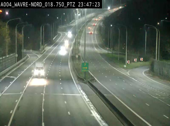 <h2>Webcam traffic E411(A4) - BK 18.7 - Bierges (Wavre Nord)</h2>