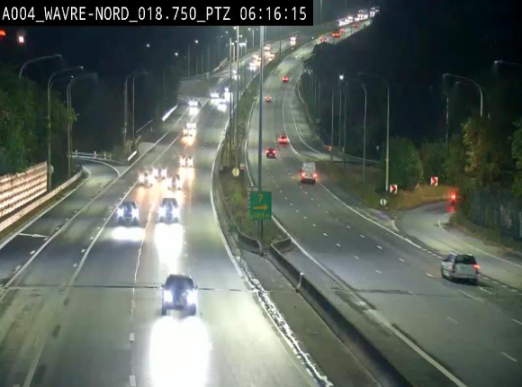 <h2>Webcam traffic E411(A4) - BK 18.7 - Bierges (Wavre Nord)</h2>