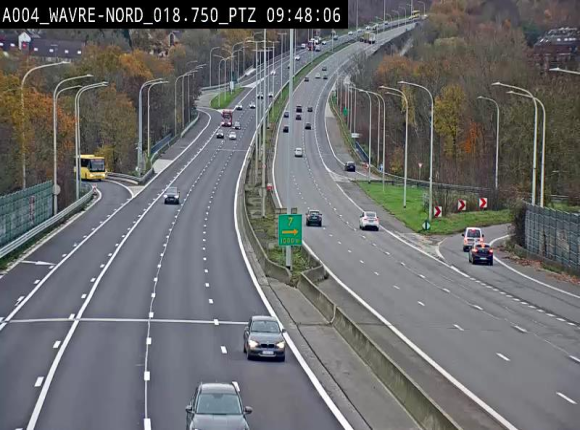 <h2>Webcam traffic E411(A4) - BK 18.7 - Bierges (Wavre Nord)</h2>