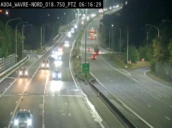 <h2>Webcam traffic E411(A4) - BK 18.7 - Bierges (Wavre Nord)</h2>