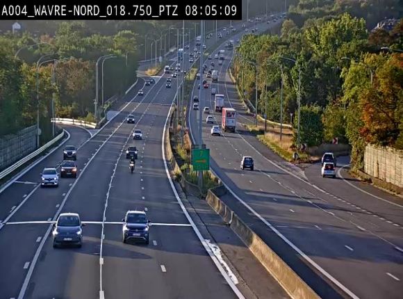 <h2>Webcam traffic E411(A4) - BK 18.7 - Bierges (Wavre Nord)</h2>