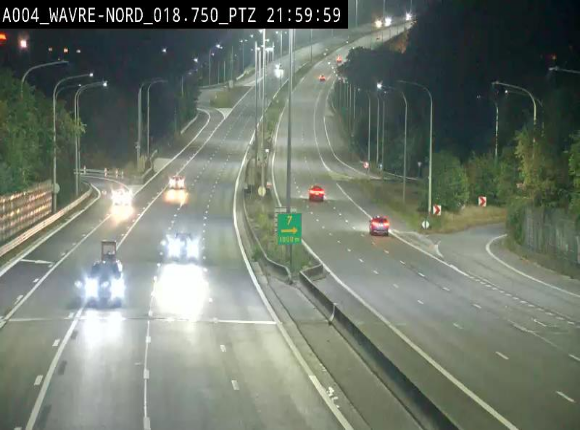 <h2>Webcam traffic E411(A4) - BK 18.7 - Bierges (Wavre Nord)</h2>