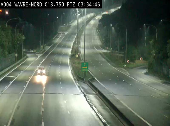 <h2>Webcam traffic E411(A4) - BK 18.7 - Bierges (Wavre Nord)</h2>