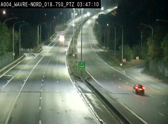 <h2>Webcam traffic E411(A4) - BK 18.7 - Bierges (Wavre Nord)</h2>
