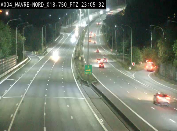 <h2>Webcam traffic E411(A4) - BK 18.7 - Bierges (Wavre Nord)</h2>
