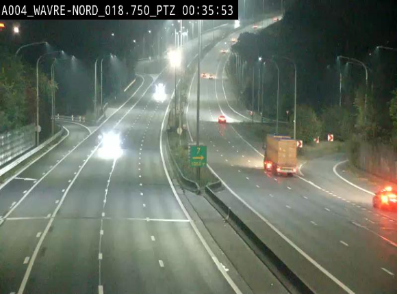 <h2>Webcam traffic E411(A4) - BK 18.7 - Bierges (Wavre Nord)</h2>