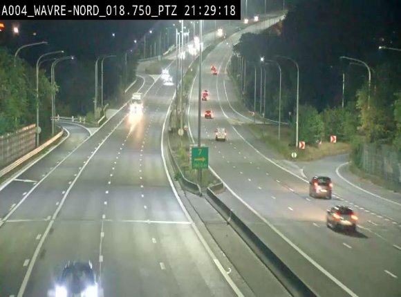 <h2>Webcam traffic E411(A4) - BK 18.7 - Bierges (Wavre Nord)</h2>