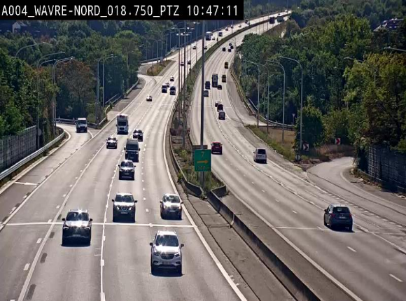 <h2>Webcam traffic E411(A4) - BK 18.7 - Bierges (Wavre Nord)</h2>