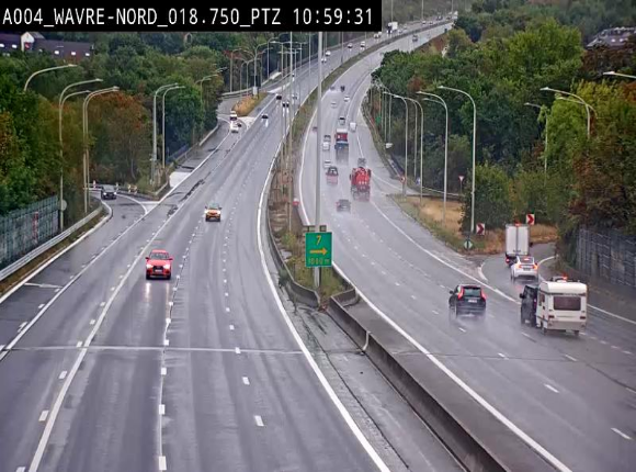 <h2>Webcam traffic E411(A4) - BK 18.7 - Bierges (Wavre Nord)</h2>