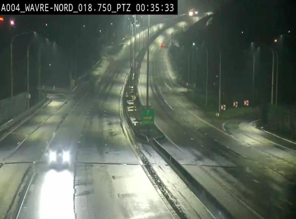 <h2>Webcam traffic E411(A4) - BK 18.7 - Bierges (Wavre Nord)</h2>