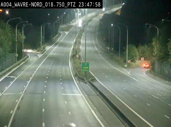 <h2>Webcam traffic E411(A4) - BK 18.7 - Bierges (Wavre Nord)</h2>