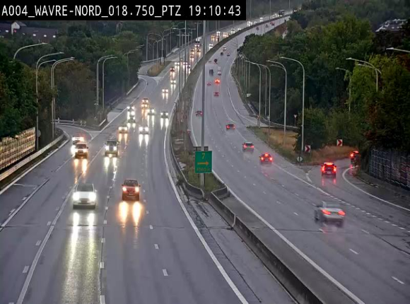 <h2>Webcam traffic E411(A4) - BK 18.7 - Bierges (Wavre Nord)</h2>