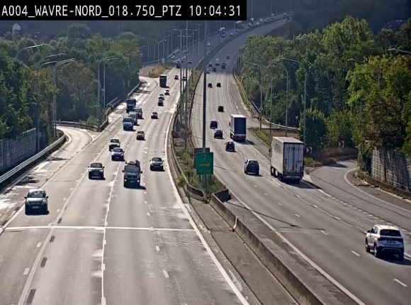 <h2>Webcam traffic E411(A4) - BK 18.7 - Bierges (Wavre Nord)</h2>