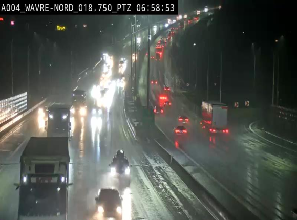 <h2>Webcam traffic E411(A4) - BK 18.7 - Bierges (Wavre Nord)</h2>