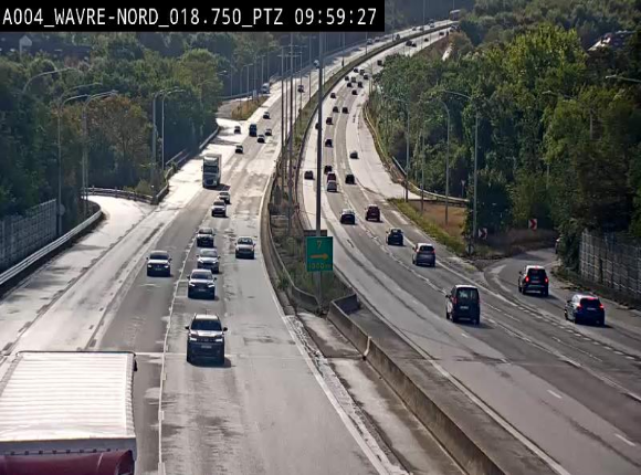 <h2>Webcam traffic E411(A4) - BK 18.7 - Bierges (Wavre Nord)</h2>