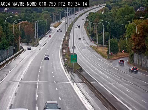 Webcam traffic E411(A4) - BK 18.7 - Bierges (Wavre Nord)