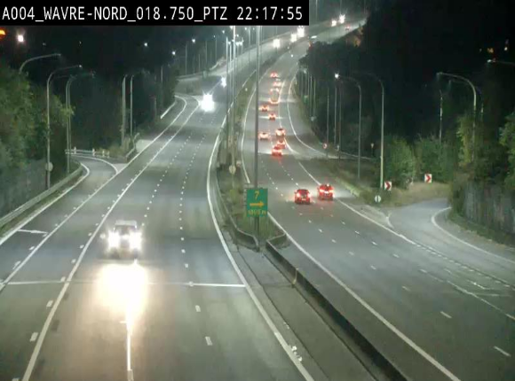 <h2>Webcam traffic E411(A4) - BK 18.7 - Bierges (Wavre Nord)</h2>