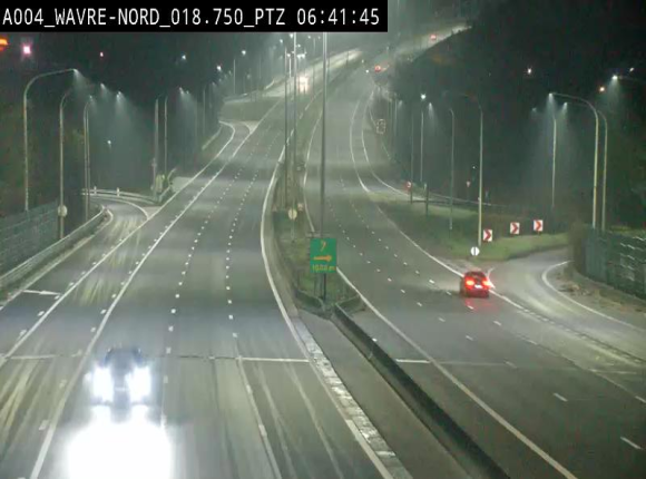 <h2>Webcam traffic E411(A4) - BK 18.7 - Bierges (Wavre Nord)</h2>