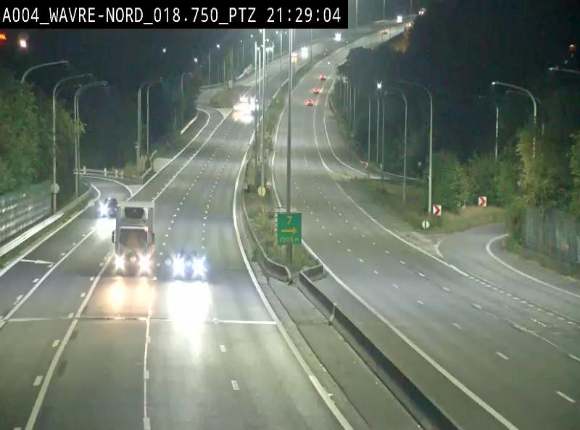 <h2>Webcam traffic E411(A4) - BK 18.7 - Bierges (Wavre Nord)</h2>