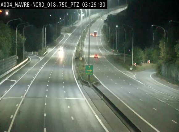 <h2>Webcam traffic E411(A4) - BK 18.7 - Bierges (Wavre Nord)</h2>