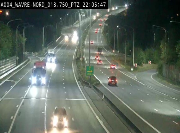 <h2>Webcam traffic E411(A4) - BK 18.7 - Bierges (Wavre Nord)</h2>