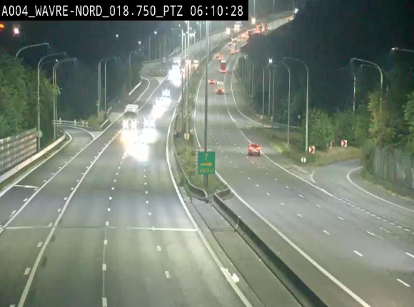 <h2>Webcam traffic E411(A4) - BK 18.7 - Bierges (Wavre Nord)</h2>