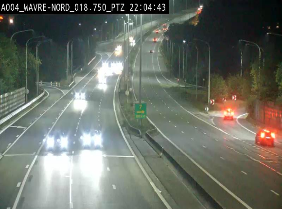 <h2>Webcam traffic E411(A4) - BK 18.7 - Bierges (Wavre Nord)</h2>