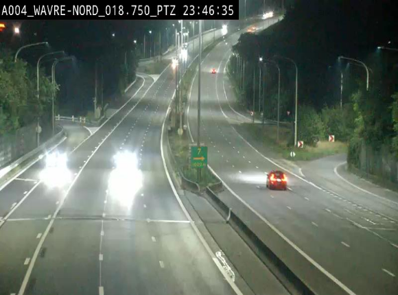 Webcam traffic E411(A4) - BK 18.7 - Bierges (Wavre Nord)