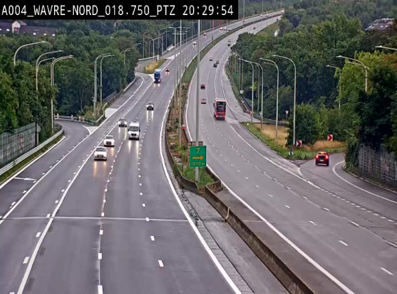 Webcam traffic E411(A4) - BK 18.7 - Bierges (Wavre Nord)