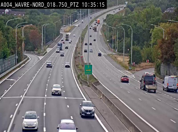 Webcam traffic E411(A4) - BK 18.7 - Bierges (Wavre Nord)