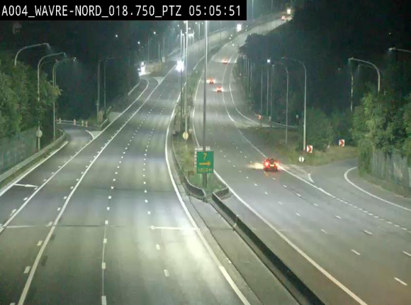 Webcam traffic E411(A4) - BK 18.7 - Bierges (Wavre Nord)