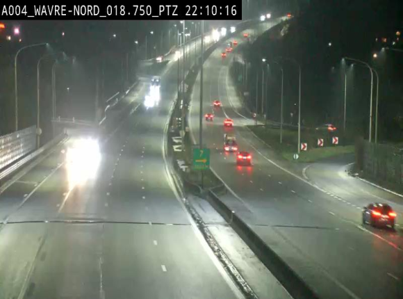 Webcam traffic E411(A4) - BK 18.7 - Bierges (Wavre Nord)