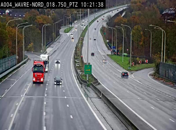 Webcam traffic E411(A4) - BK 18.7 - Bierges (Wavre Nord)