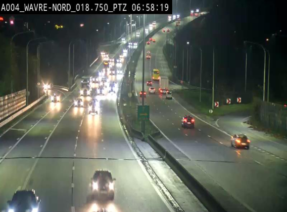 <h2>Webcam traffic E411(A4) - BK 18.7 - Bierges (Wavre Nord)</h2>