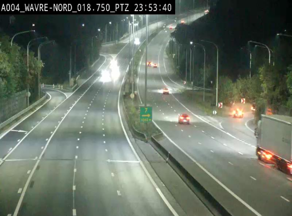 <h2>Webcam traffic E411(A4) - BK 18.7 - Bierges (Wavre Nord)</h2>