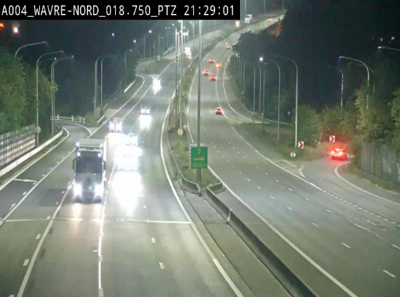 Webcam traffic E411(A4) - BK 18.7 - Bierges (Wavre Nord)
