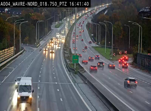 <h2>Webcam traffic E411(A4) - BK 18.7 - Bierges (Wavre Nord)</h2>