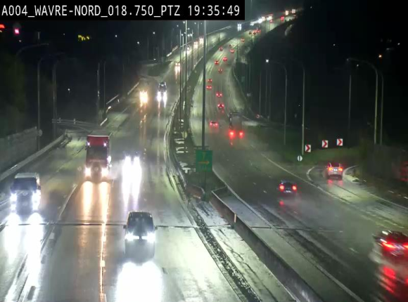 <h2>Webcam traffic E411(A4) - BK 18.7 - Bierges (Wavre Nord)</h2>