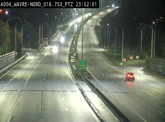 <h2>Webcam traffic E411(A4) - BK 18.7 - Bierges (Wavre Nord)</h2>