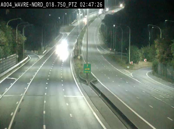 <h2>Webcam traffic E411(A4) - BK 18.7 - Bierges (Wavre Nord)</h2>