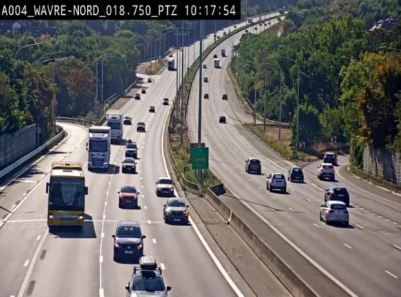<h2>Webcam traffic E411(A4) - BK 18.7 - Bierges (Wavre Nord)</h2>