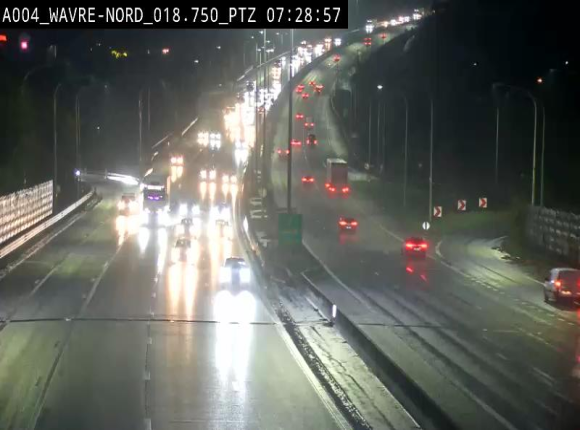 <h2>Webcam traffic E411(A4) - BK 18.7 - Bierges (Wavre Nord)</h2>